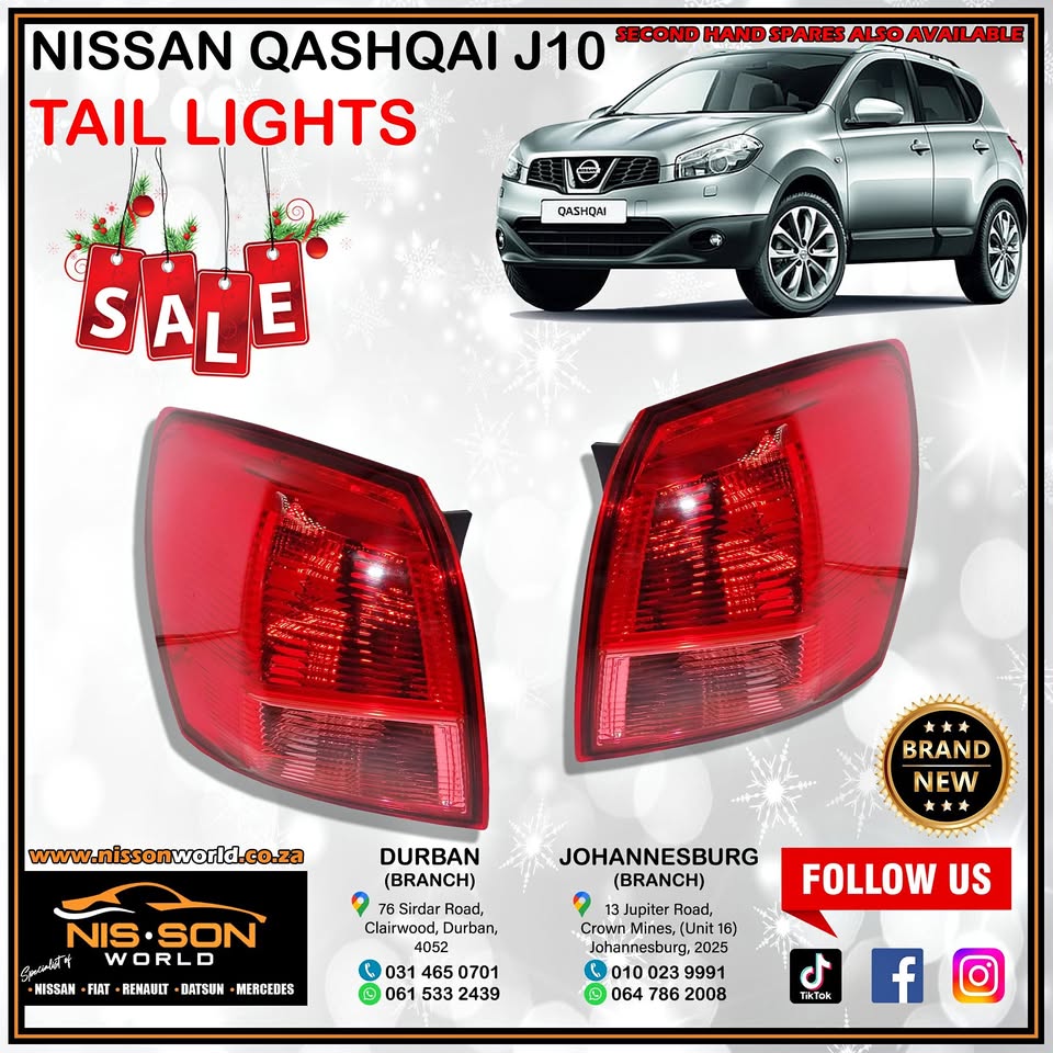 NISSAN QASHQAI J10 TAIL LIGHTS - Private Seller