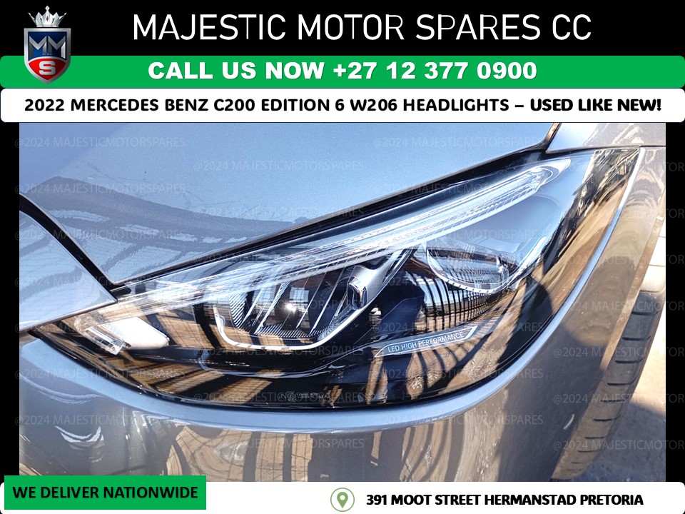 FOR SALE: 2022 Mercedes-Benz C200 Edition 6 W206 Headlights – Used - Private Seller FOR SALE: 2022 Mercedes-Benz C200 Edition 6 W206 Headlights – Used - Private Seller