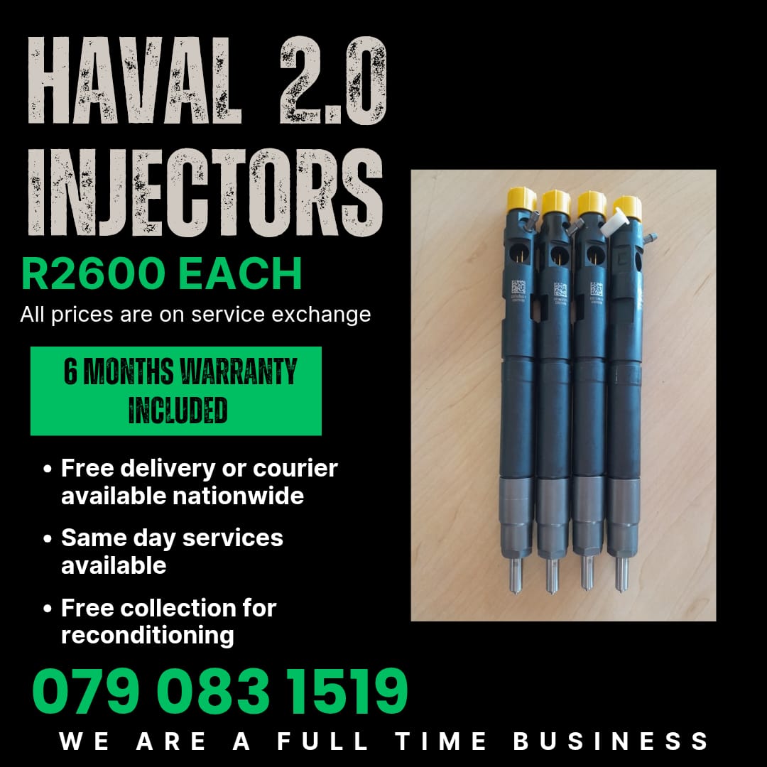HAVAL 2.0 INJECTORS FOR SALE WITH WARRANTY - Private Seller HAVAL 2.0 INJECTORS FOR SALE WITH WARRANTY - Private Seller