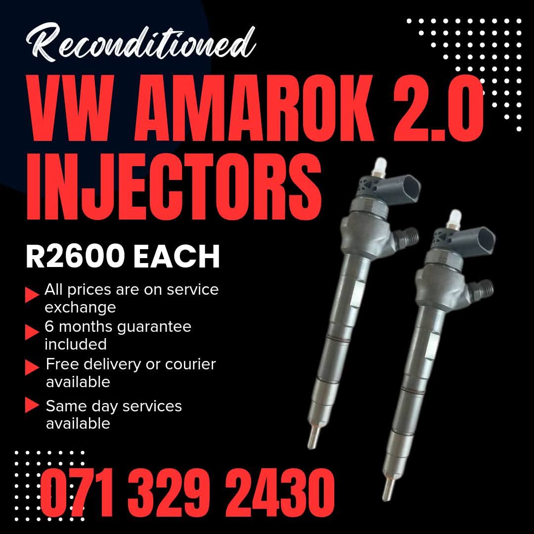 VW AMAROK 2.0 INJECTORS FOR SALE WITH WARRENTY - Private Seller