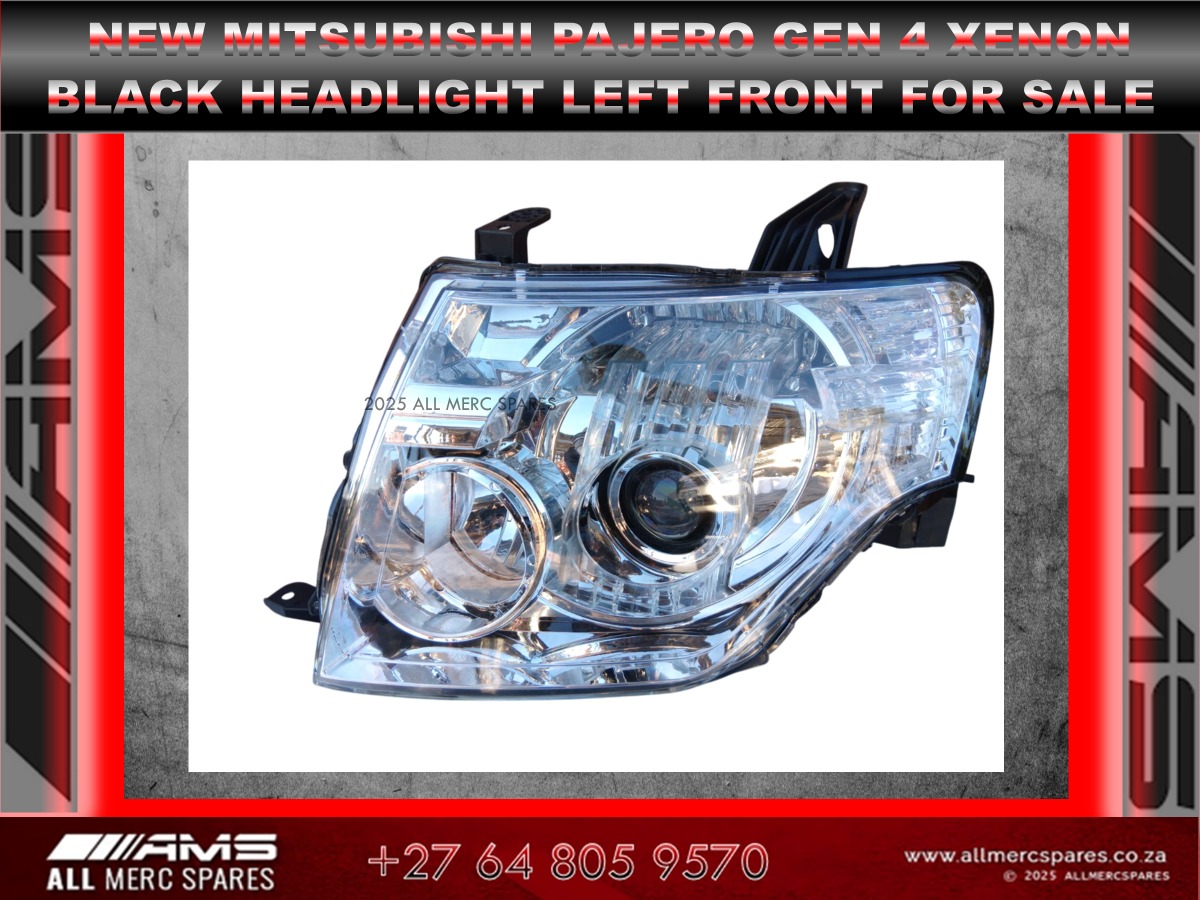 🔦 NEW GEN 4 XENON LEFT BLACK HEADLIGHT – MITSUBISHI