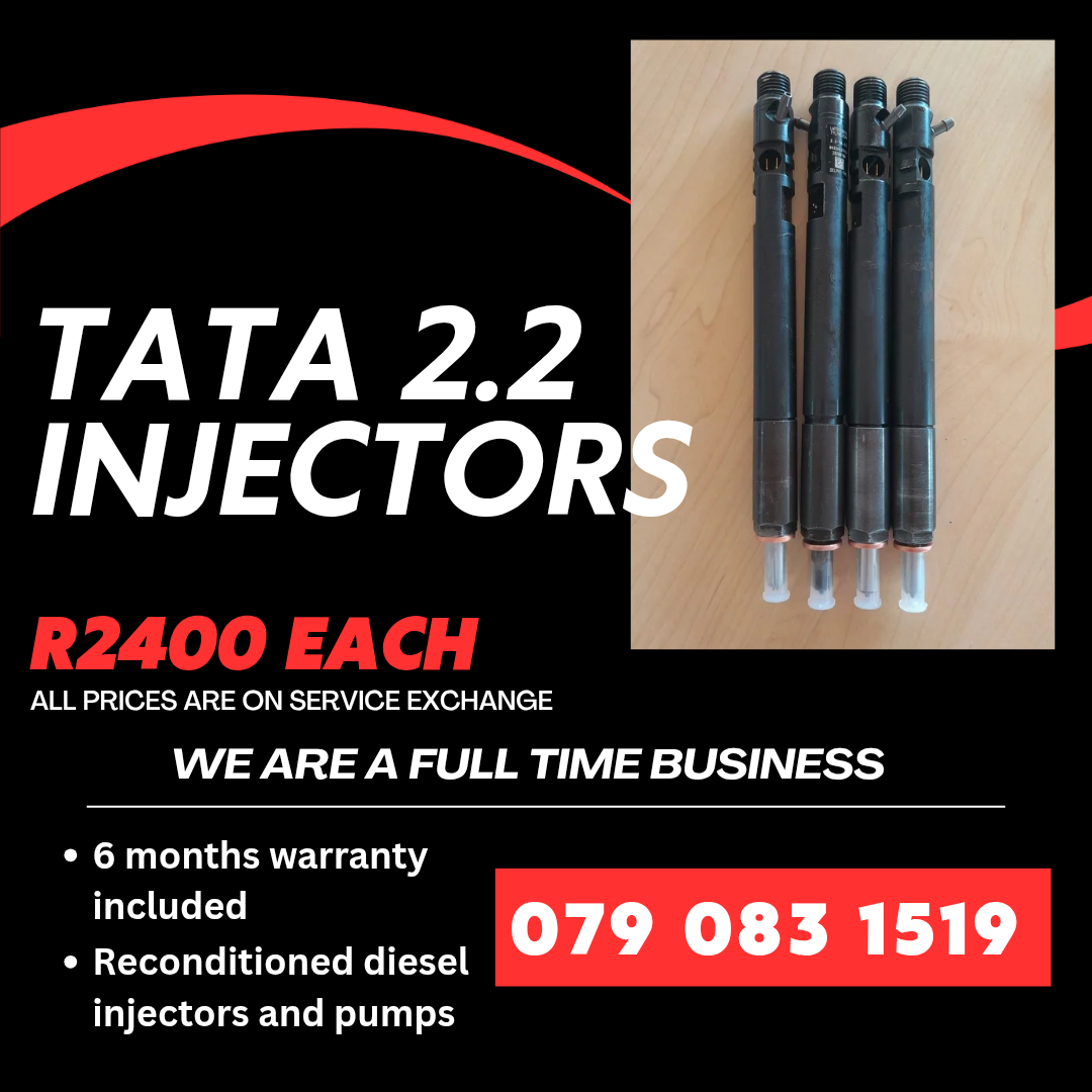 TATA 2.2 INJECTORS FOR SALE WITH WARRANTY INCLUDED - Private Seller TATA 2.2 INJECTORS FOR SALE WITH WARRANTY INCLUDED - Private Seller