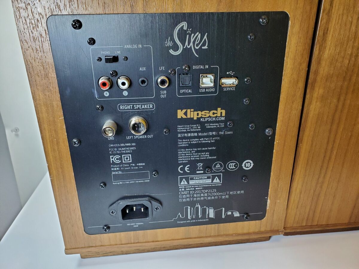 KLIPSCH HERITAGE THE SIXES POWERED MONITORS