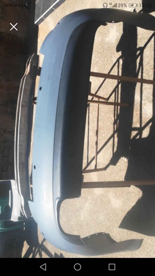 Audi b7 rear bumper complete with reinforcement and rear spoiler