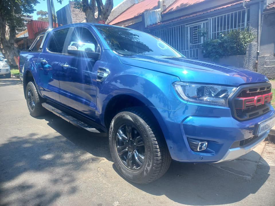 2021 FORD RANGER D-CAB 2.2 XLT DIESEL, AUTOMATIC, BLUE COLOR, MILEAGEFSH