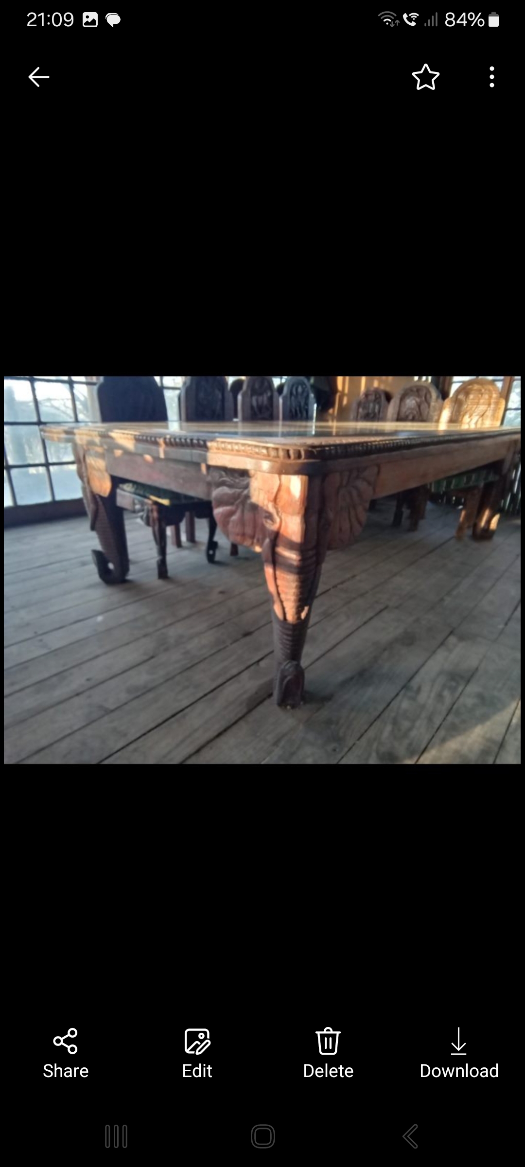 Antique chairs and furniture