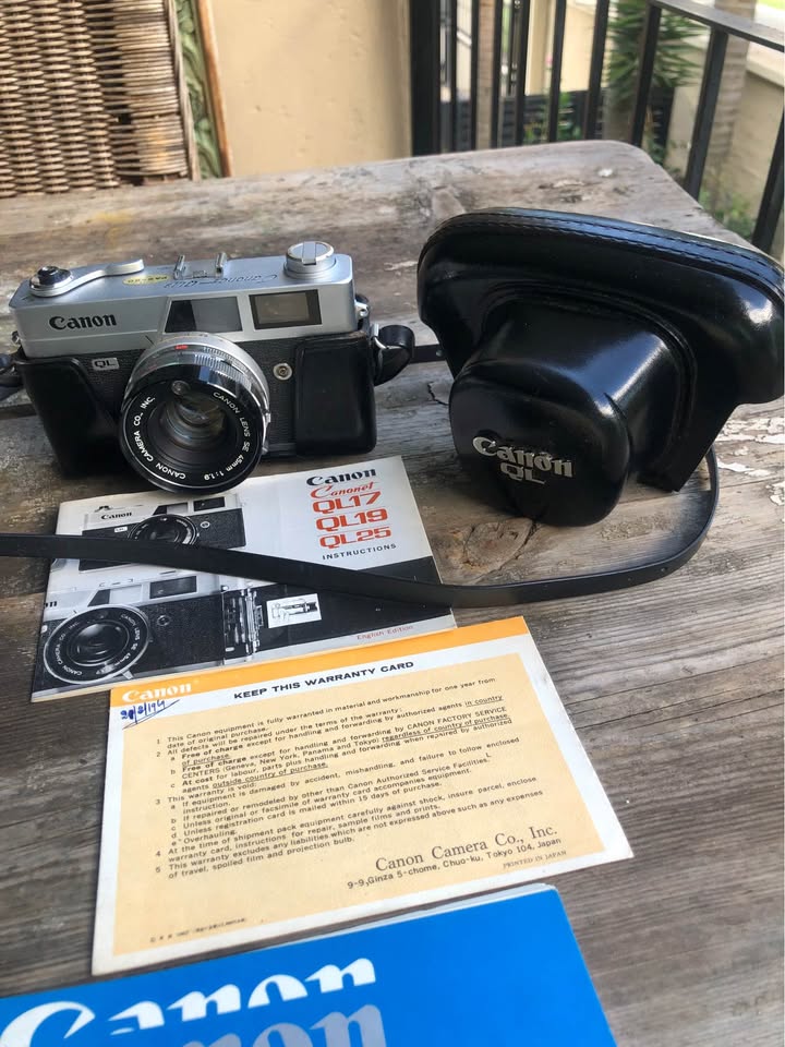 Vintage Canonet QL19 35mm Camera in perfect condition Vintage Canonet QL19 35mm Camera in perfect condition