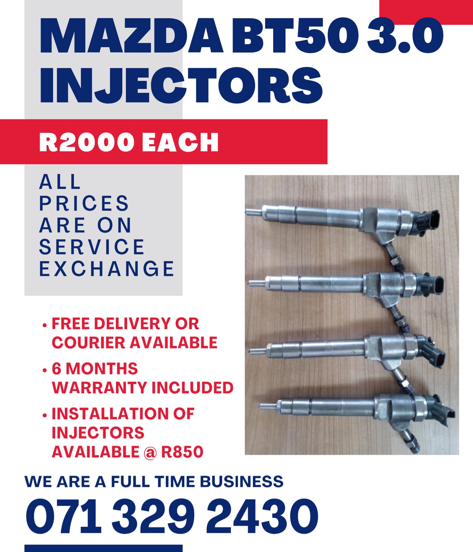MAZDA BT50 3.0 INJECTORS FOR SALE WITH WARRANTY - Private Seller MAZDA BT50 3.0 INJECTORS FOR SALE WITH WARRANTY - Private Seller