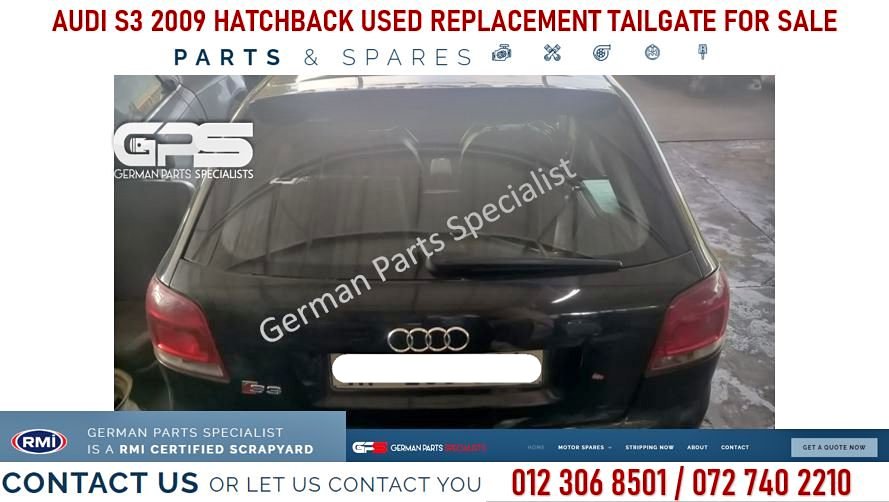 Audi S3 2009 Hatchback Used Replacement Tailgate for sale - Private Seller