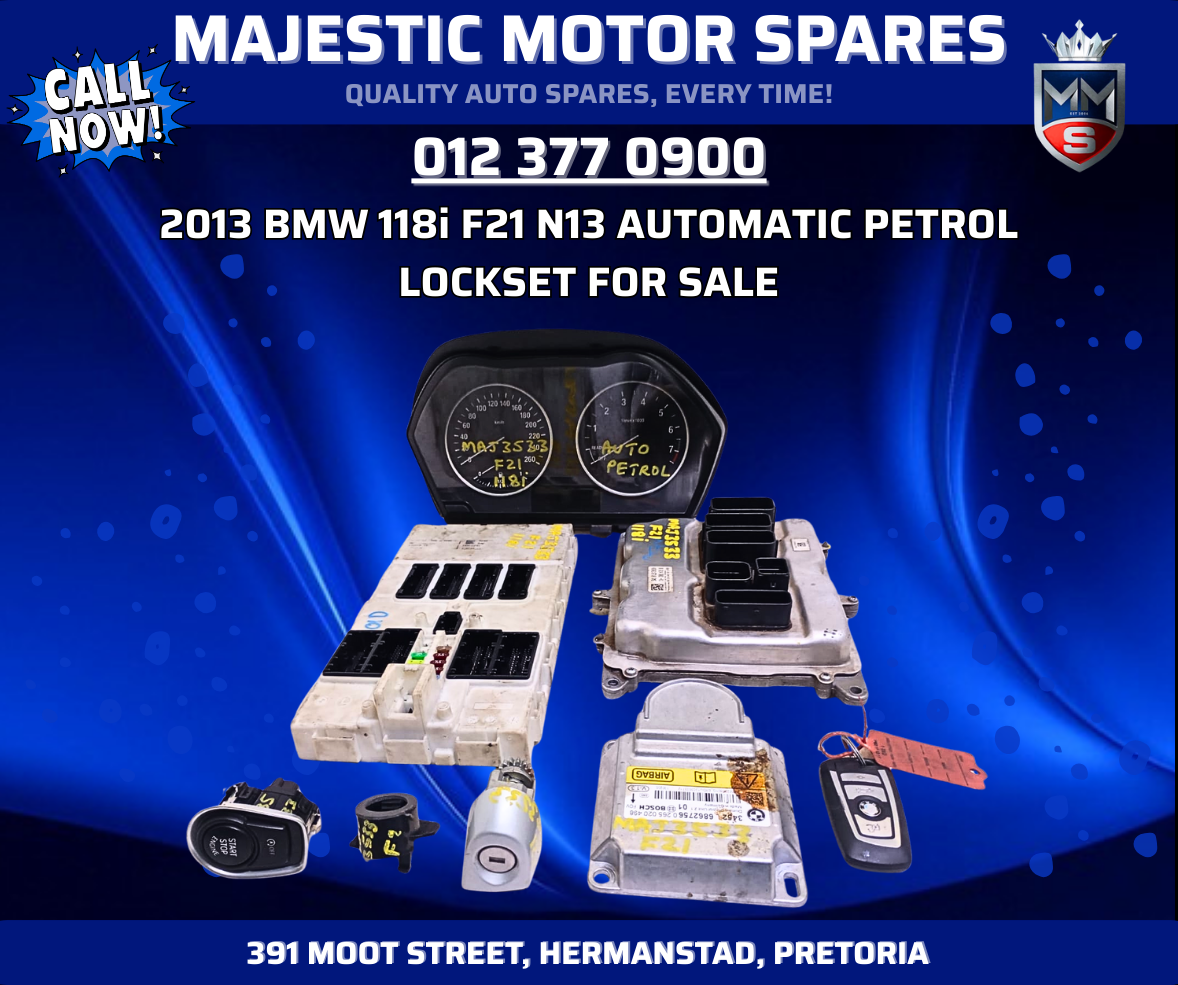 2013 BMW 118i F21 N13 Automatic Petrol Lockset for Sale – Used - Private Seller
