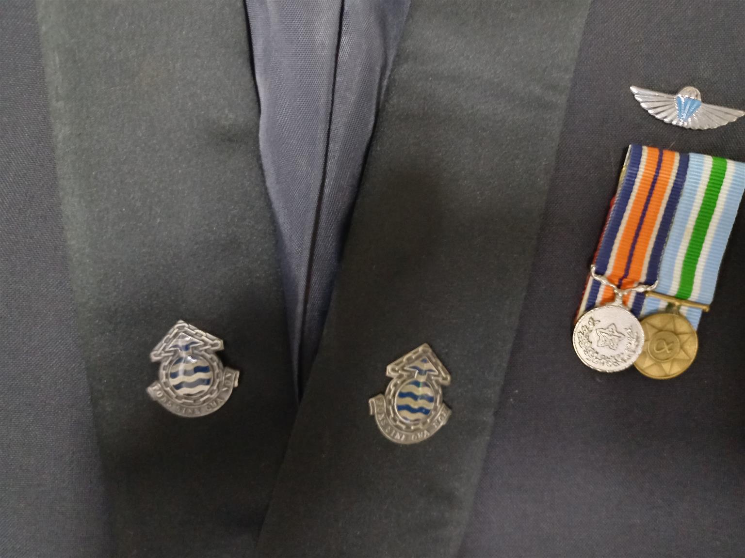 Military uniform collectors items for sale.