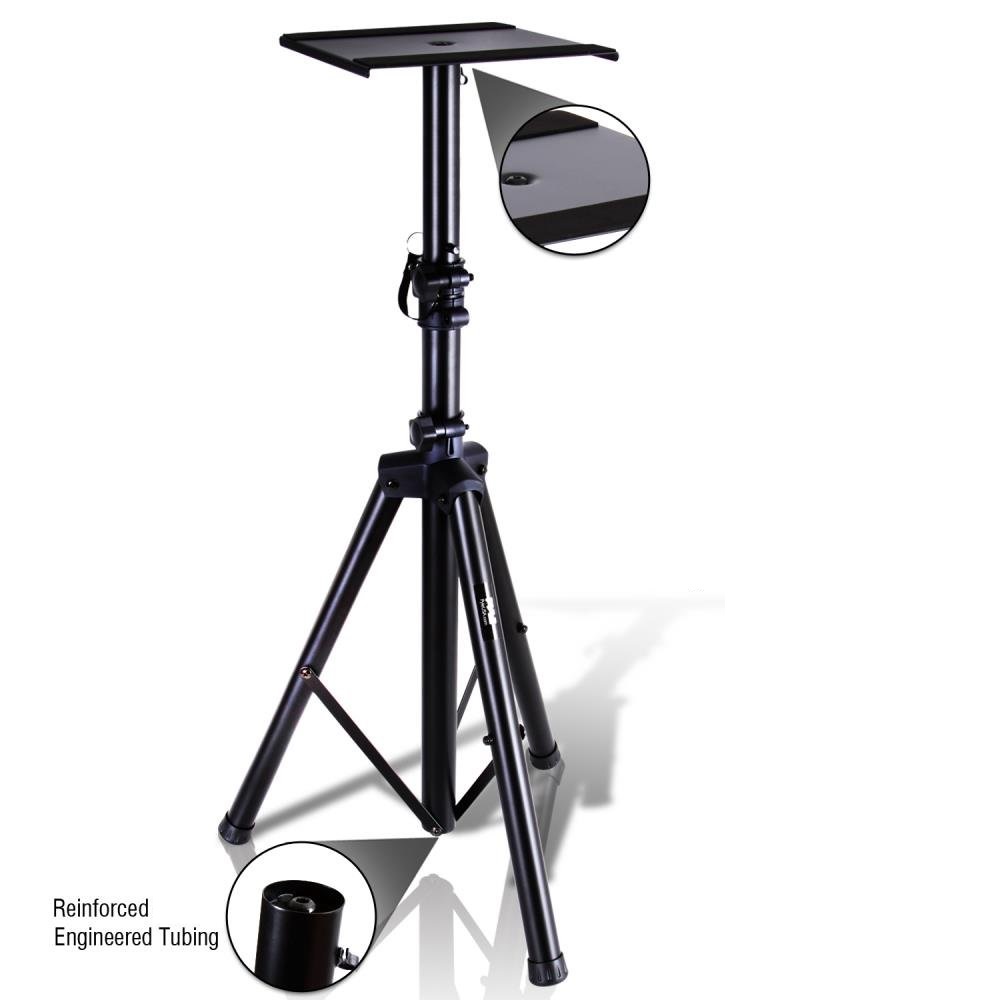 Heavy Duty TriPod Speaker Stand Telescopic Adjustable In Black Colour. Brand New