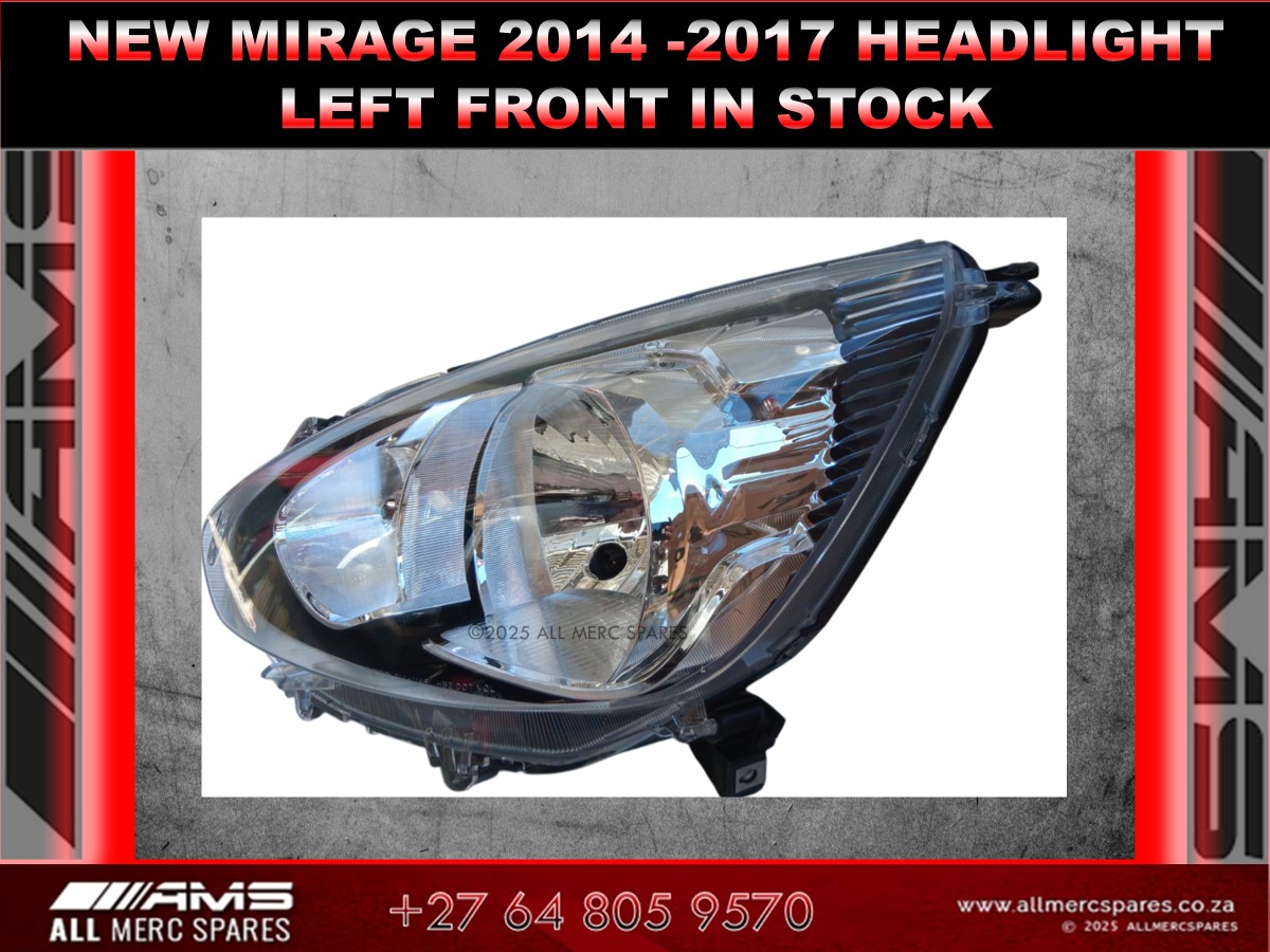 New Mitsubishi Mirage 2014–2017 Left Front Headlight – In Stock! - Private Seller New Mitsubishi Mirage 2014–2017 Left Front Headlight – In Stock! - Private Seller