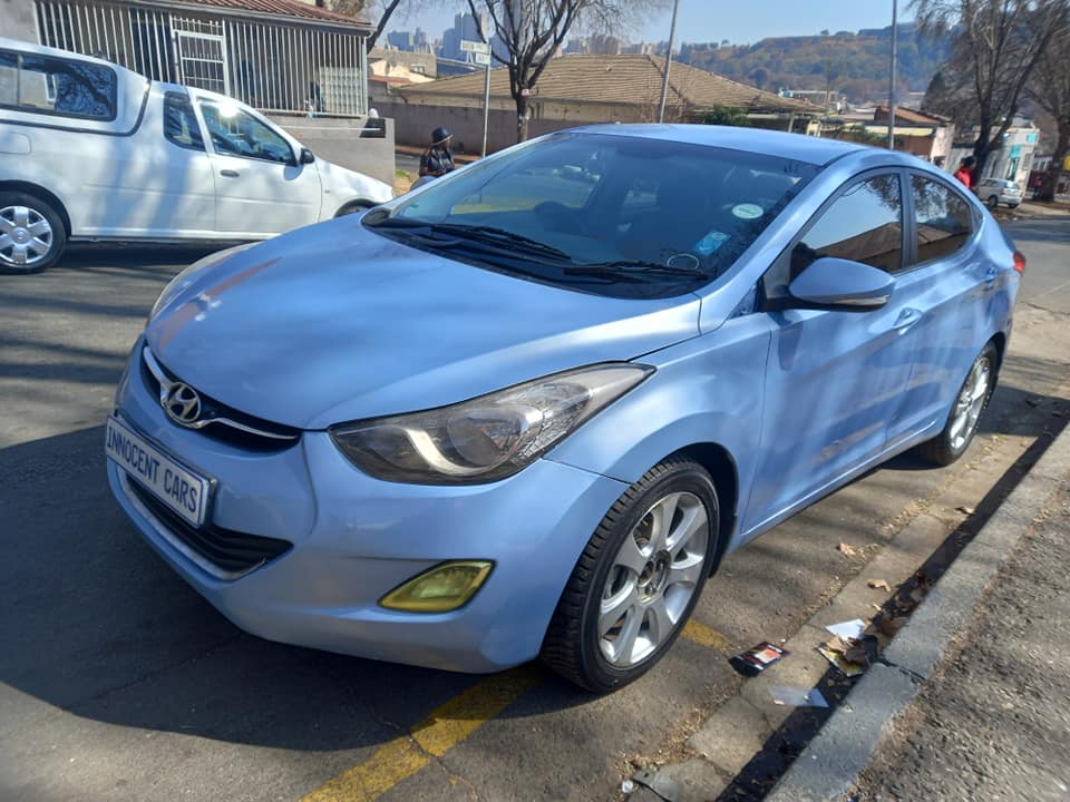 2013 HYUNDAI ELANTRA 1.8 GLS ENGINE PETROL, MANUAL, BLUE COLOR, MILEAGE 86000KMS