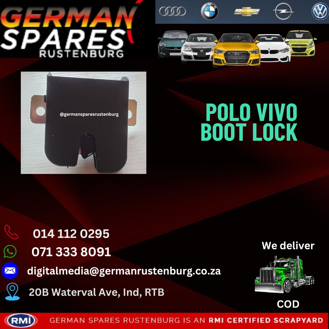 New Vw Polo Vivo Boot Lock - Private Seller