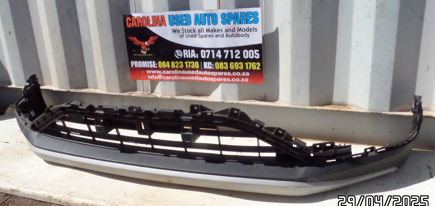 Used Suzuki Fronx and Toyota Starlet cross front bumper spoiler