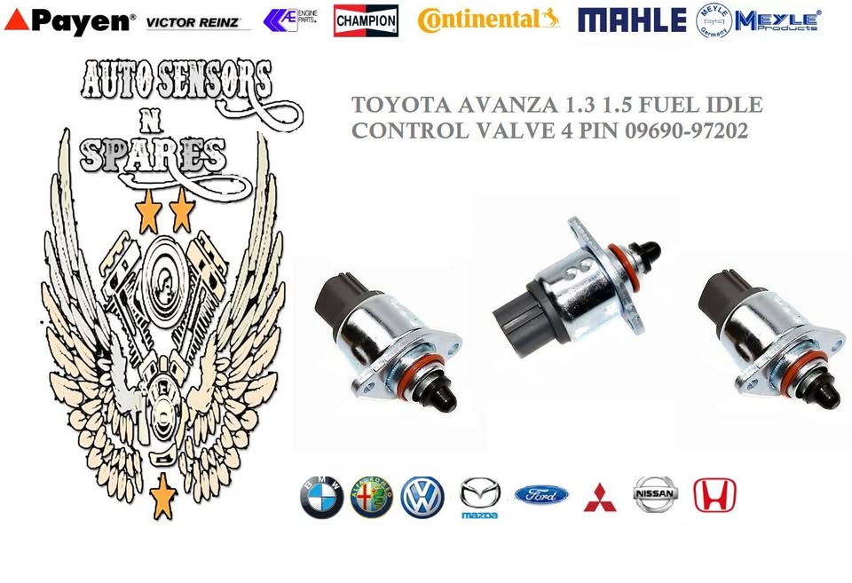 Toyota Avanza 1.3 1.5 4 PIN Fuel Idler Valve IACV Idle Air Control Valve Fuel Stepper OE 89690-9720 - Private Seller