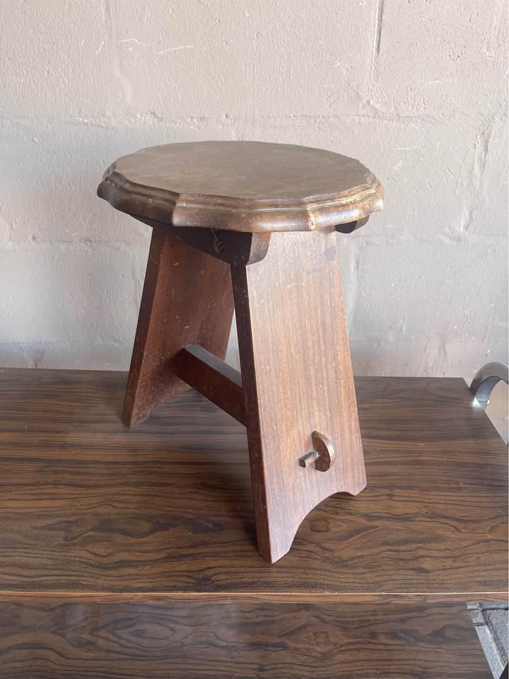 Vintage milk foot stool