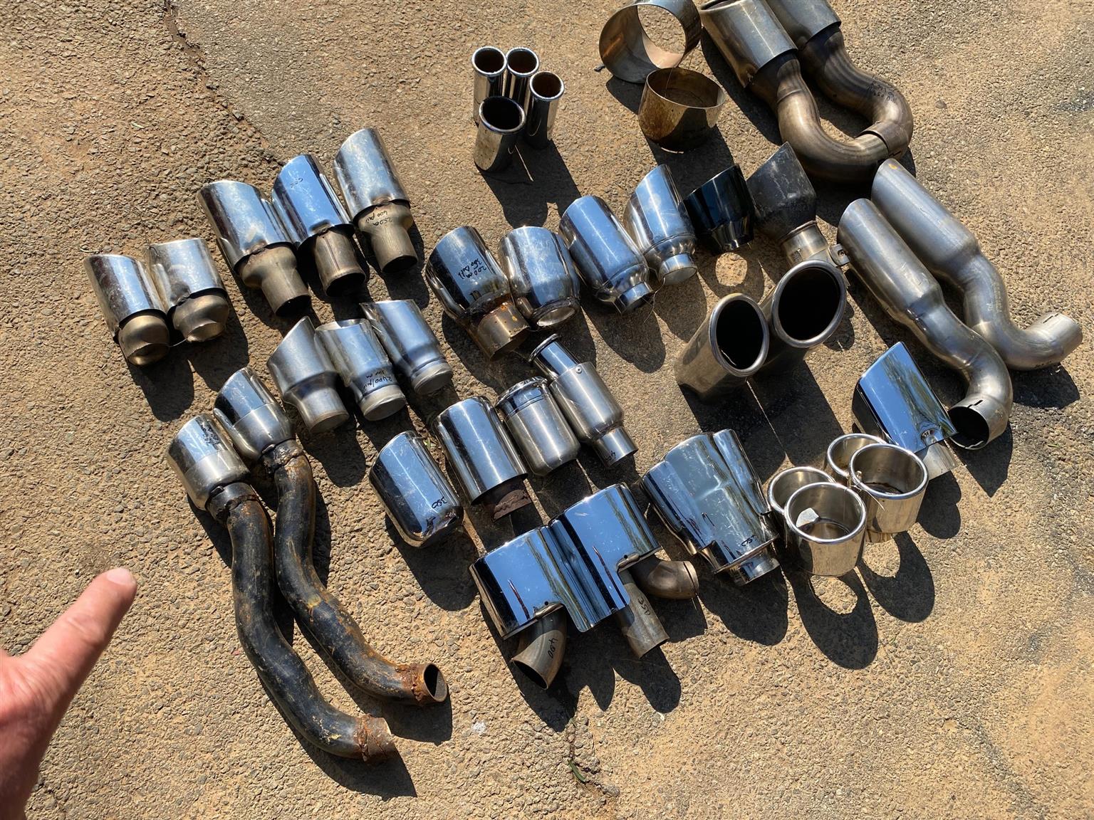 Exhaust Tail Pipes Ends Tips - Private Seller Exhaust Tail Pipes Ends Tips - Private Seller