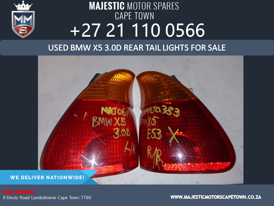 BMW X5 3.0D used tail lights for sale - Private Seller