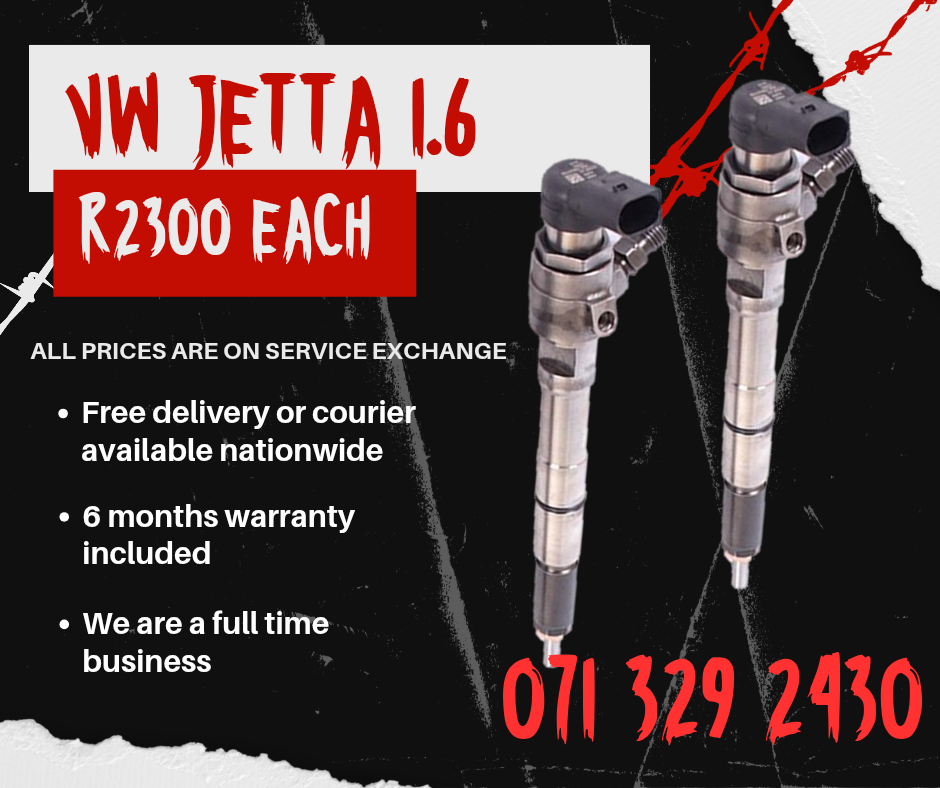 VW JETTA 1.6 INJECTORS FOR SALE WITH WARRANTY - Private Seller VW JETTA 1.6 INJECTORS FOR SALE WITH WARRANTY - Private Seller