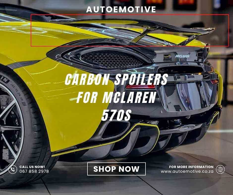 McLaren 570s Rear Carbon Fiber Spoiler - Private Seller McLaren 570s Rear Carbon Fiber Spoiler - Private Seller
