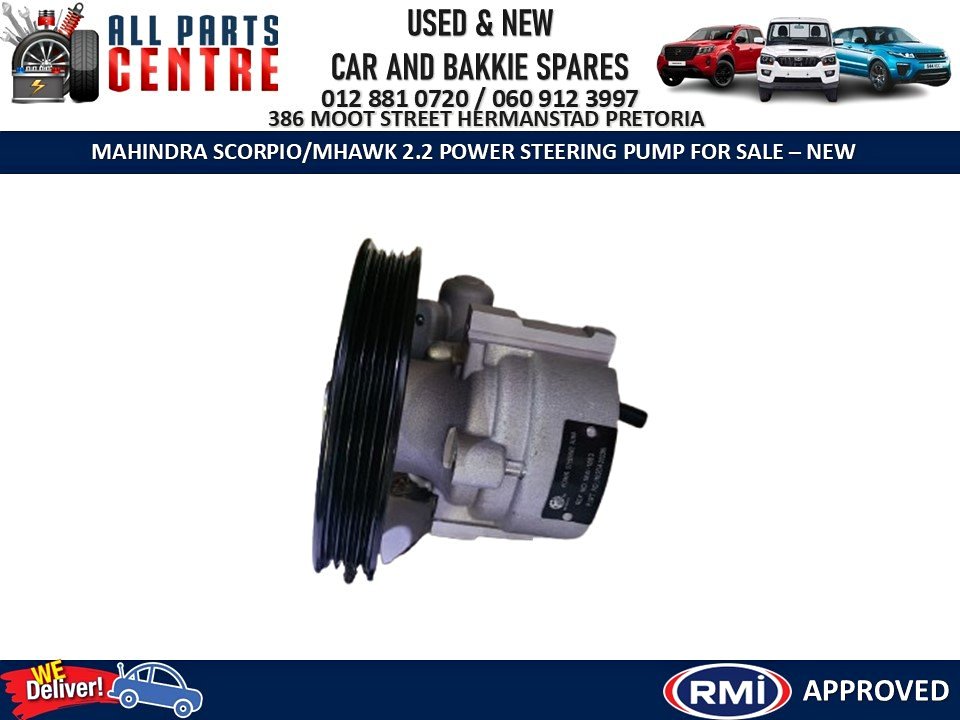 Mahindra Scorpio/Mhawk 2.2 power steering pump for sale – New - Private Seller Mahindra Scorpio/Mhawk 2.2 power steering pump for sale – New - Private Seller