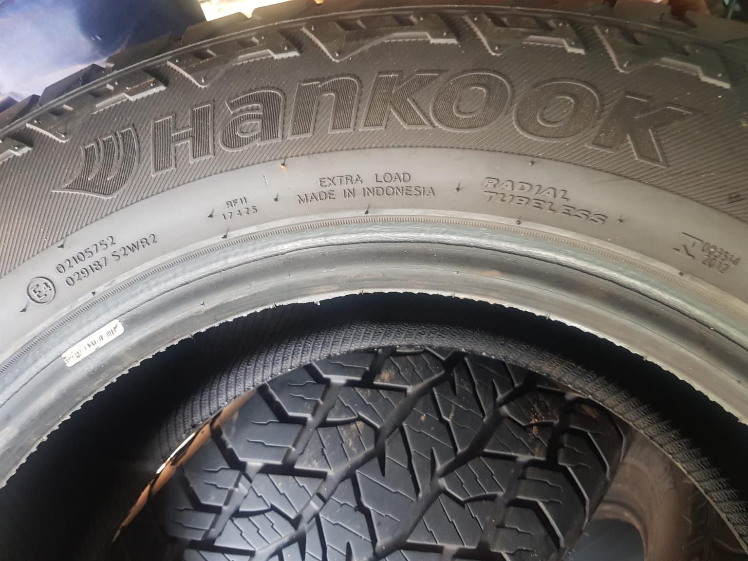 Hankook tyres 3off 265 x 60 x R18 - Private Seller Hankook tyres 3off 265 x 60 x R18 - Private Seller