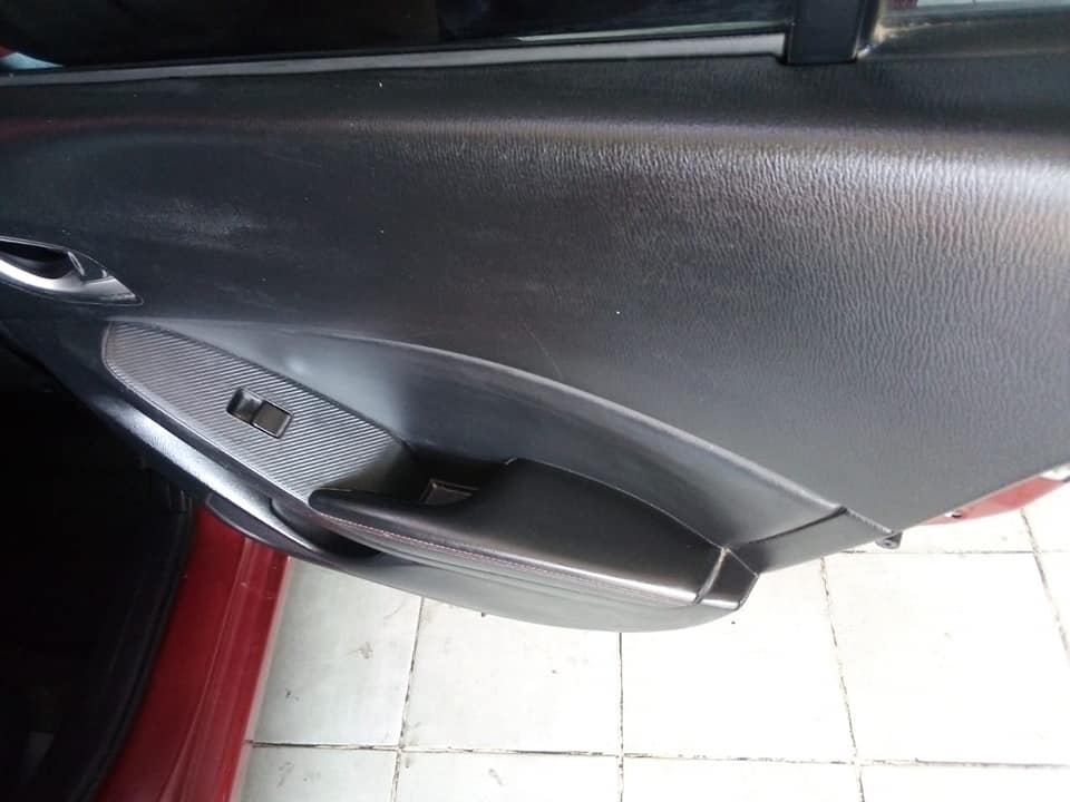 2015 MAZDA 3 AUTO MAROON  LEATHER SEAT  SPAREKEY