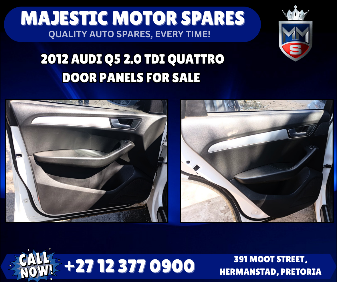 Used Audi Q5 2.0 TDI Quattro Door panels for Sale (2012 model) - Private Seller