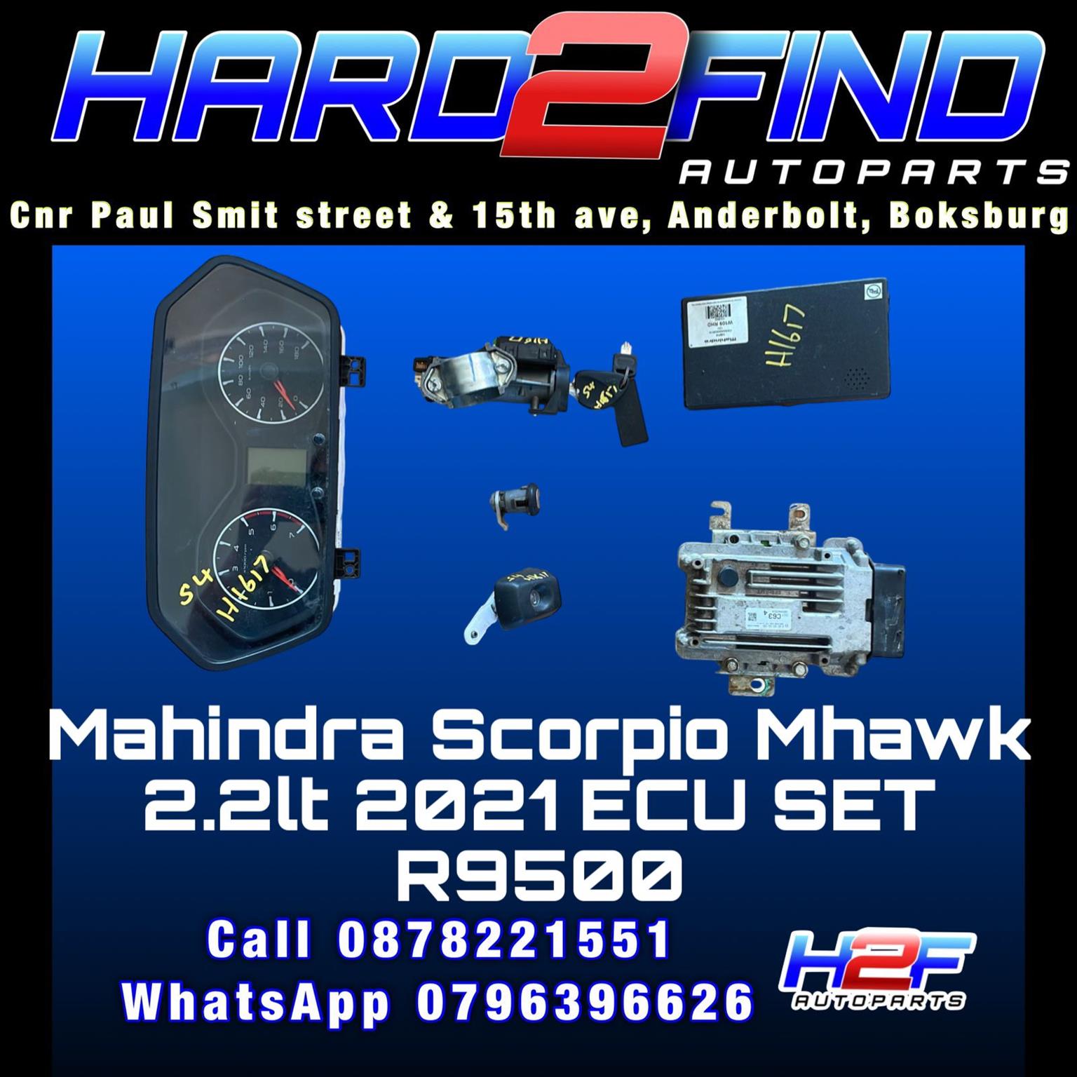 MAHINDRA SCORPIO MHAWK 2.2LT 2021 ECU SET - Private Seller MAHINDRA SCORPIO MHAWK 2.2LT 2021 ECU SET - Private Seller