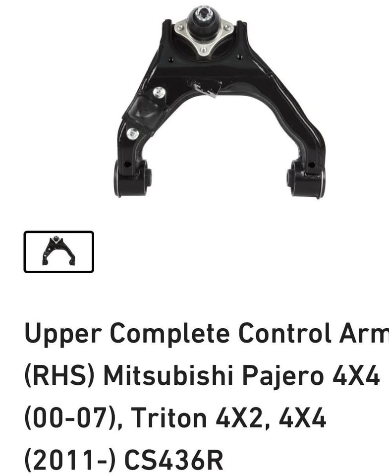 Upper Complete Control Arm Mitsubishi Pajero,Triton  (2011)Best prices ever - Private Seller