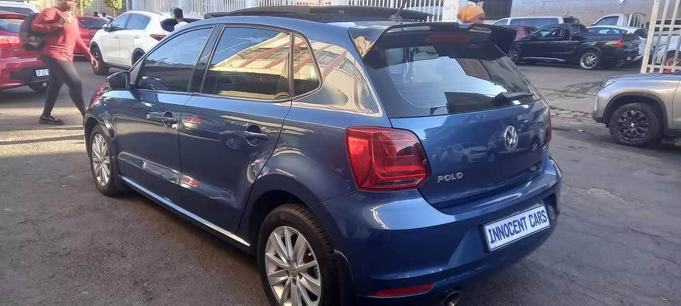 2017 VW POLO 6 Tsi 1.4 PETROL, MANUAL TRANSMISSION, BLUE COLOUR, 91000KM