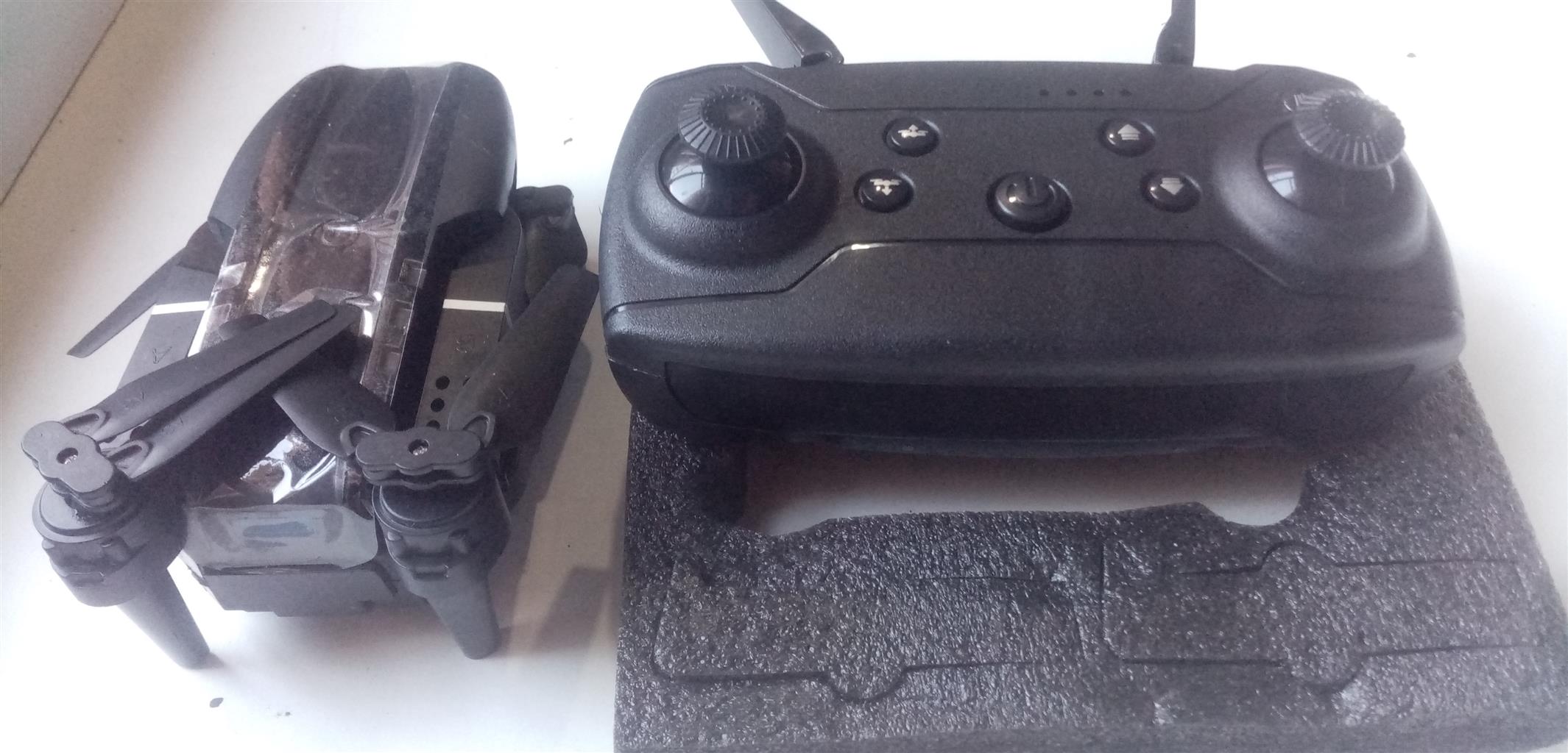E99 - Foldable Dual Lens Drone With Precision Flight Control - Black