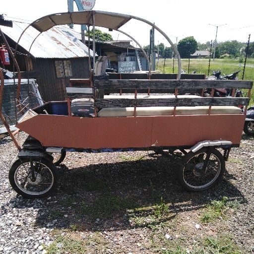 vintage 4 wheel wagon 