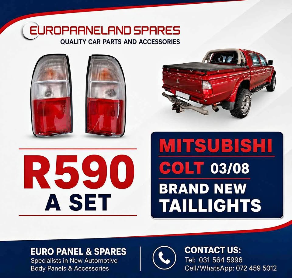Mitsubishi Colt (2003–2008) Brand New Tail Light Set For Sale: - Private Seller Mitsubishi Colt (2003–2008) Brand New Tail Light Set For Sale: - Private Seller