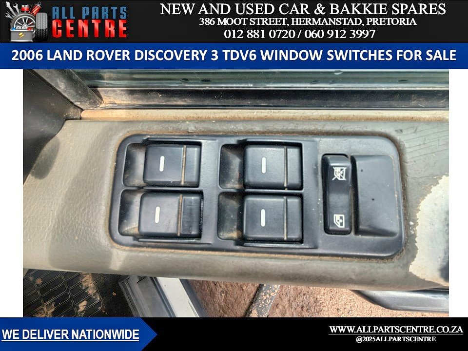 2006 Land Rover Discovery 3 TDV6 window switches are now available for sale - Private Seller 2006 Land Rover Discovery 3 TDV6 window switches are now available for sale - Private Seller