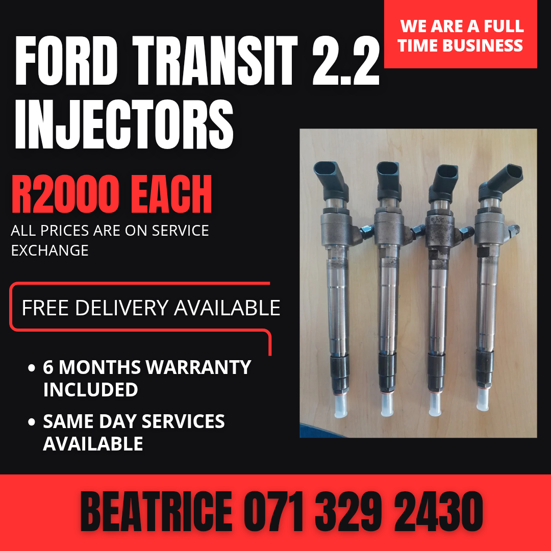 FORD TRANSIT 2.2 DIESEL INJECTORS FOR SALE WITH WARRANTY - Private Seller FORD TRANSIT 2.2 DIESEL INJECTORS FOR SALE WITH WARRANTY - Private Seller