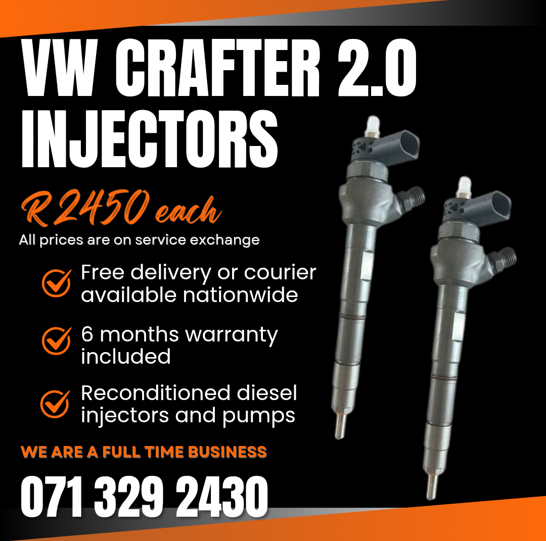 VW CRAFTER 2.0 INJECTORS FOR SALE WITH WARRANTY INCLUDED - Private Seller VW CRAFTER 2.0 INJECTORS FOR SALE WITH WARRANTY INCLUDED - Private Seller