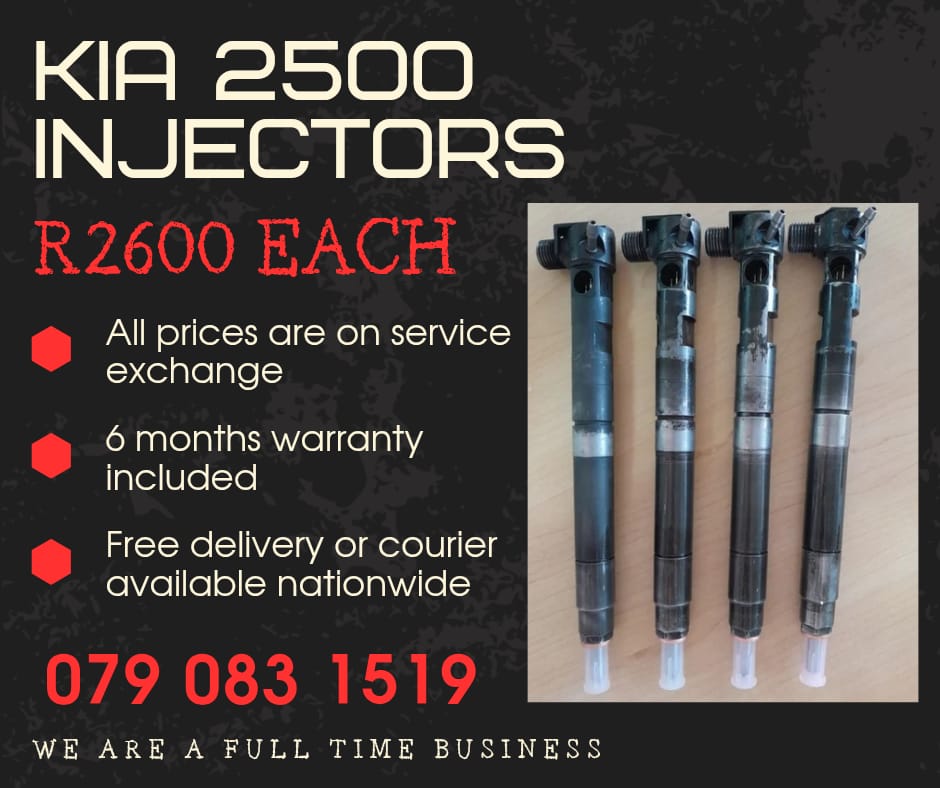 KIA 2500 INJECTORS FOR SALE WITH WARRANTY - Private Seller KIA 2500 INJECTORS FOR SALE WITH WARRANTY - Private Seller