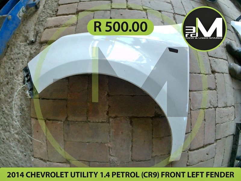 2014 CHEVROLET UTILITY 1.4 PETROL (CR9) FRONT LEFT FENDER - MV0658 - Private Seller 2014 CHEVROLET UTILITY 1.4 PETROL (CR9) FRONT LEFT FENDER - MV0658 - Private Seller