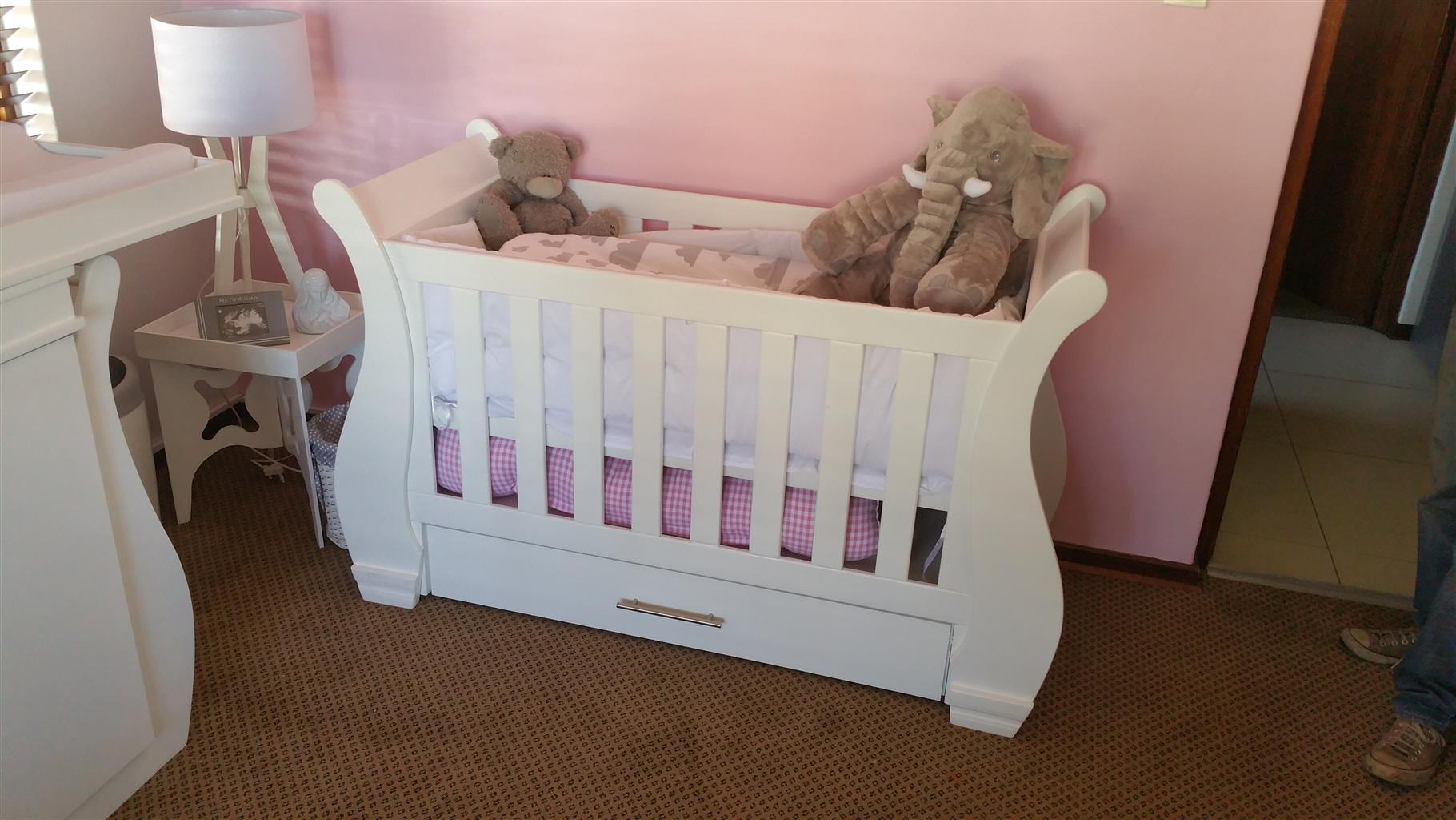 Used baby cots for clearance sale