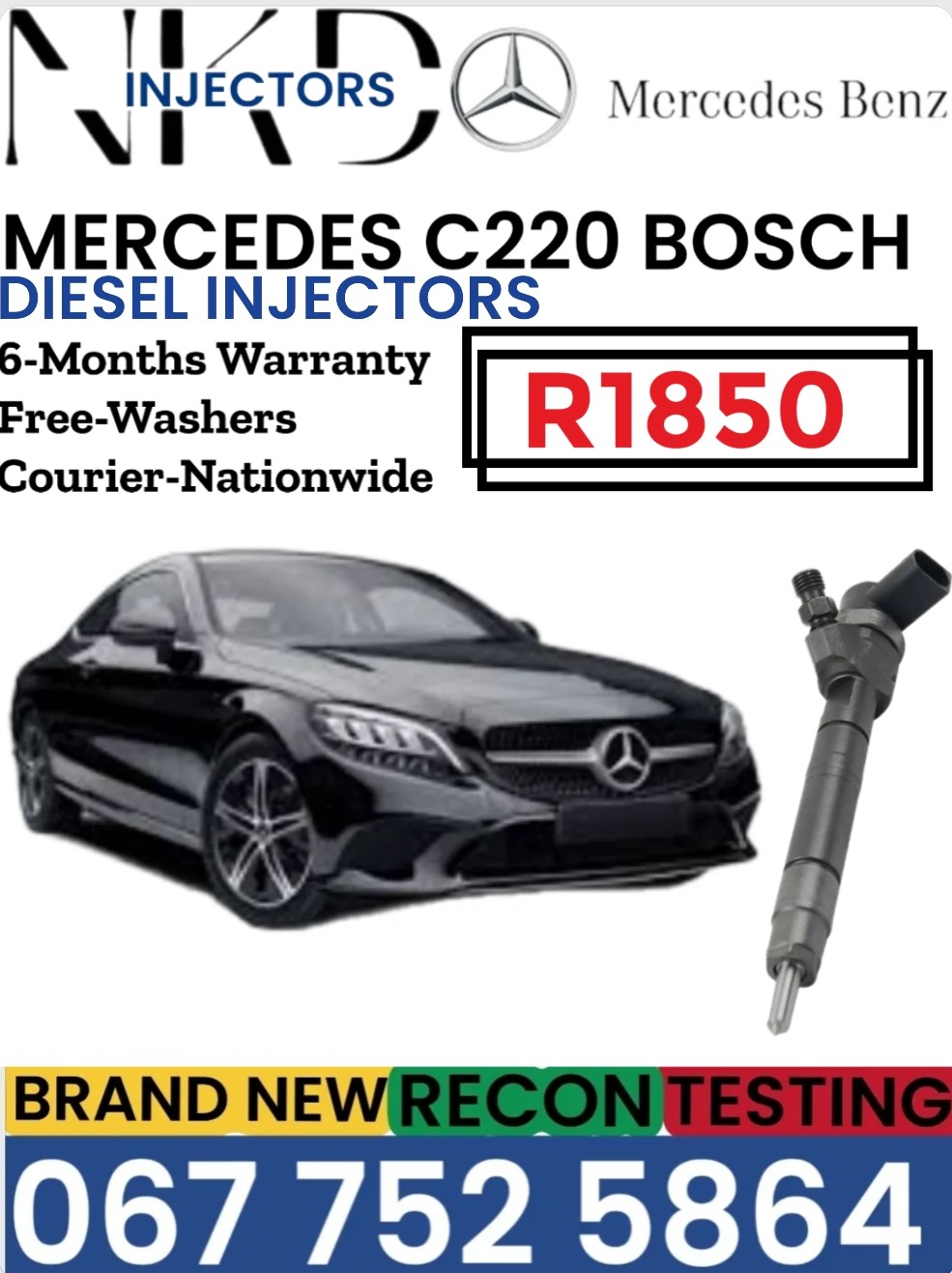 Mercedes C220 Bosch Diesel injectors - Private Seller Mercedes C220 Bosch Diesel injectors - Private Seller