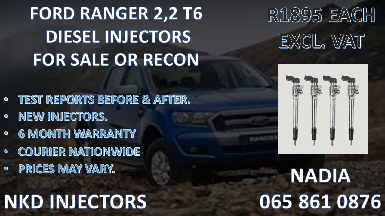 T6 FORD RANGER DIESEL INJECTORS FOR SALE WE SELL OR RECON - Private Seller T6 FORD RANGER DIESEL INJECTORS FOR SALE WE SELL OR RECON - Private Seller