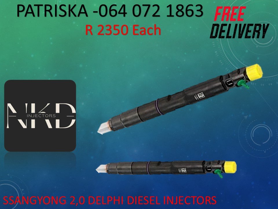SSANGYONG 2,0 DELPHI INJECTORS FOR SALE - Private Seller SSANGYONG 2,0 DELPHI INJECTORS FOR SALE - Private Seller