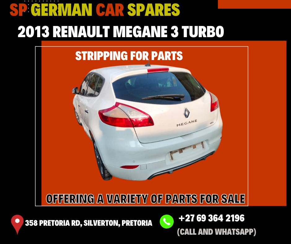 Stripping 2013 Renault Megane 3 Turbo - Private Seller