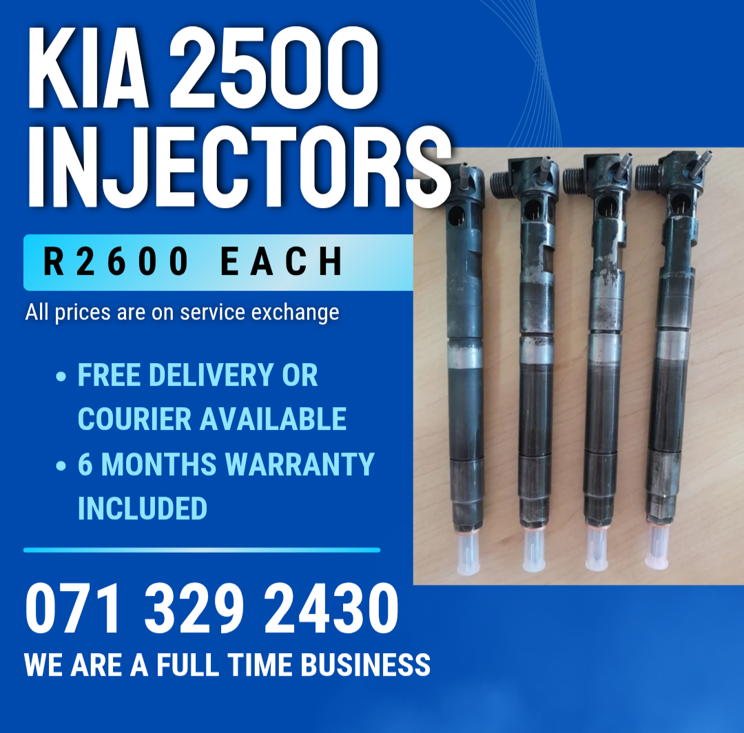 KIA 2500 INJECTORS FOR SALE WITH WARRANTY ON - Private Seller KIA 2500 INJECTORS FOR SALE WITH WARRANTY ON - Private Seller