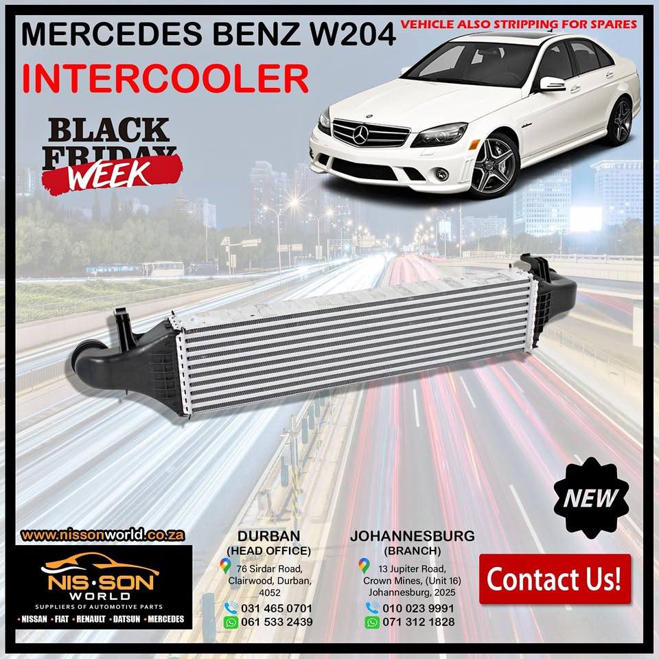 MERCEDES W204 INTERCOOLER