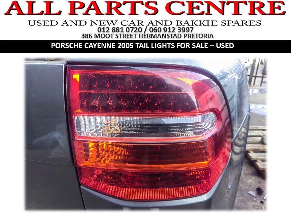 Porsche Cayenne 2005 Tail Lights for Sale (Used) Porsche Cayenne 2005 Tail Lights for Sale (Used)