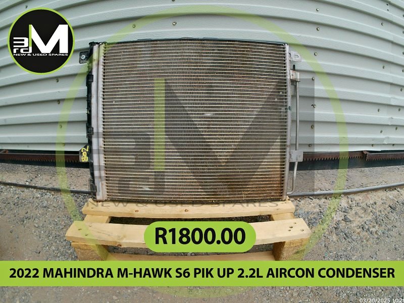 2022 MAHINDRA M HAWK S6 PIK UP 2.2L AIRCON CONDENSER MV0802